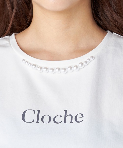 「LAISSE PASSE」 半袖Tシャツ MEDIUM アイボリー レディース_画像7