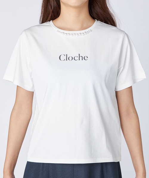 「LAISSE PASSE」 半袖Tシャツ MEDIUM アイボリー レディース_画像8
