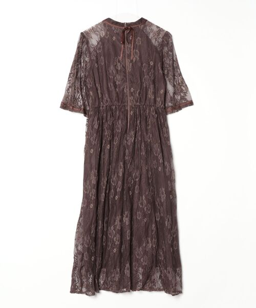 [BLUEEAST] 7 минут рукав One-piece LARGE темно-коричневый женский 