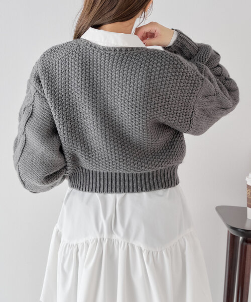 「Chico」 長袖ニット FREE アイボリー レディース_画像4