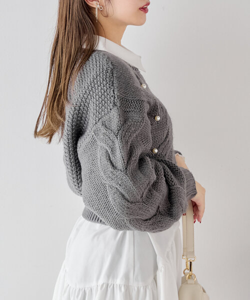 「Chico」 長袖ニット FREE アイボリー レディース_画像5