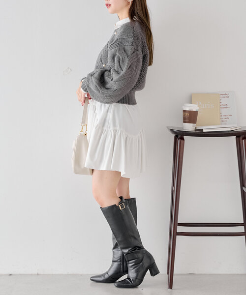 「Chico」 長袖ニット FREE アイボリー レディース_画像8