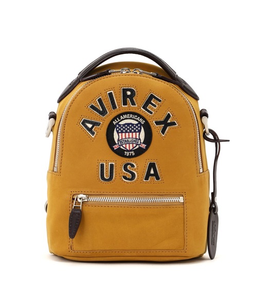 デイバック リュック 「直営店限定」LX VARSITY LEATHER MINI BACK PACK レディースの画像