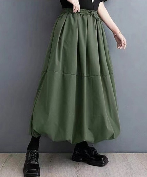 「SallyLunn」 フレアスカート X-LARGE ブラック レディース_画像8