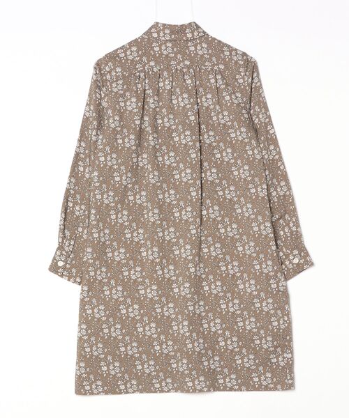 「Traditional Weatherwear」 花柄シャツワンピース S ブラウン レディース_画像2