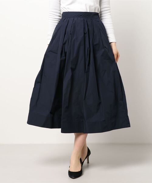 「SLOBE IENA」 ロングスカート 36 ネイビー レディース_画像3