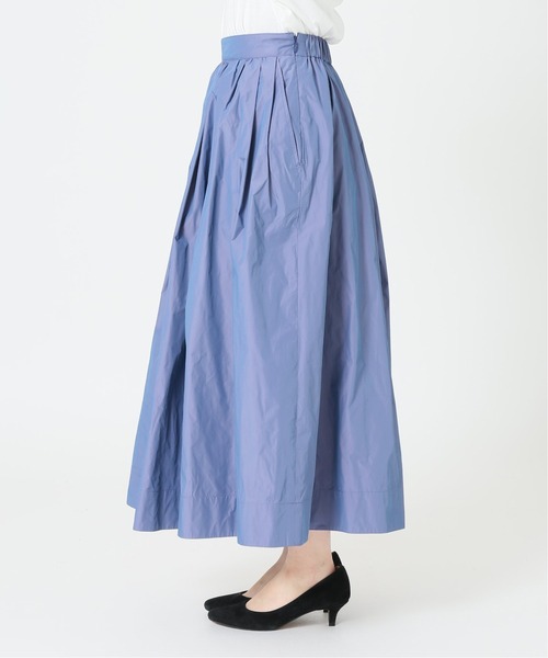 「SLOBE IENA」 ロングスカート 36 ネイビー レディース_画像6