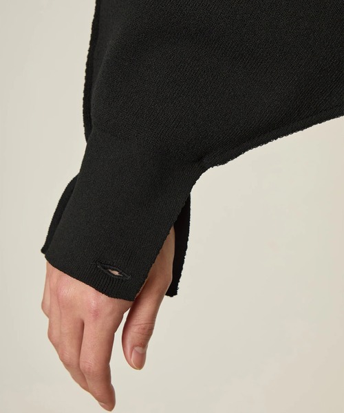 シャツ 「i'm here」KNIT SLEEVE : DOCKING SHIRTS メンズの画像