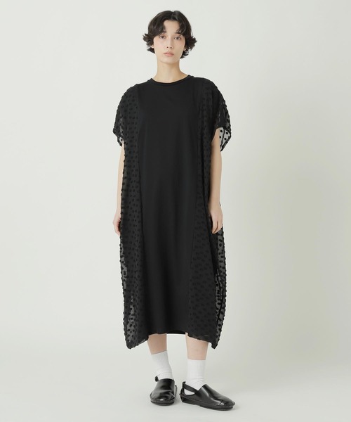 ZUCCa（ズッカ） ワンピース (S)JACQUARD DOCKING JERSEY / S