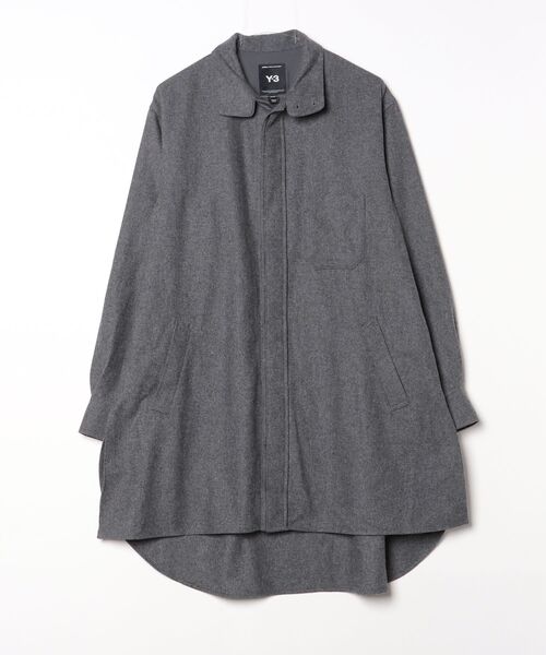 KLASICA ダークグレー長袖シャツ　サイズ3 Y-3 「Y-3」 長袖シャツ X-SMALL ダークグレー メンズ : ZOZOTOWN
