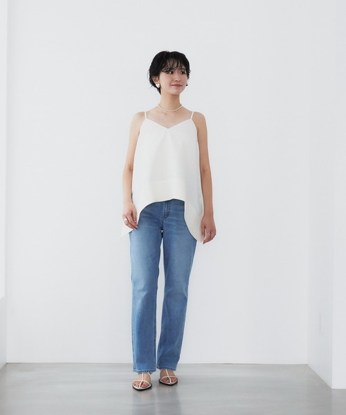 「YANUK」 デニムパンツ 26inch サックスブルー レディース