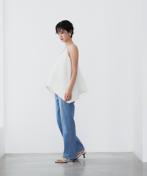 「YANUK」 デニムパンツ 26inch サックスブルー レディース_1