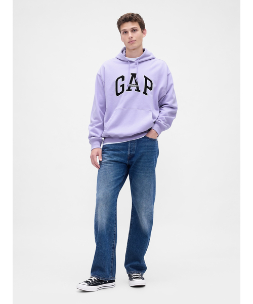 GAP（ギャップ） プルオーバーパーカー M ブラック メンズ : ZOZOTOWN