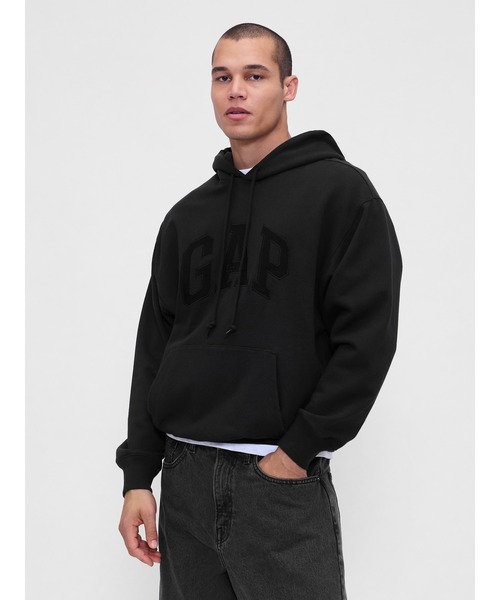 90s OLD GAP ブラック パーカー GAP（ギャップ） プルオーバーパーカー M ブラック メンズ : ZOZOTOWN