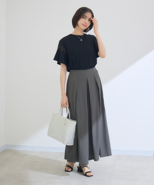 ワイドパンツ パンツ キュロットパンツ レディース : ZOZOTOWN Yahoo