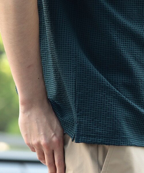 ポロシャツ ORANGE LABEL / ドットエア（Ｒ）メッシュポロシャツ（吸水速乾） メンズの画像