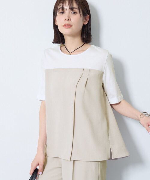 INDIVI（インディヴィ） tシャツ 半袖 「着る日傘／SETUP可能