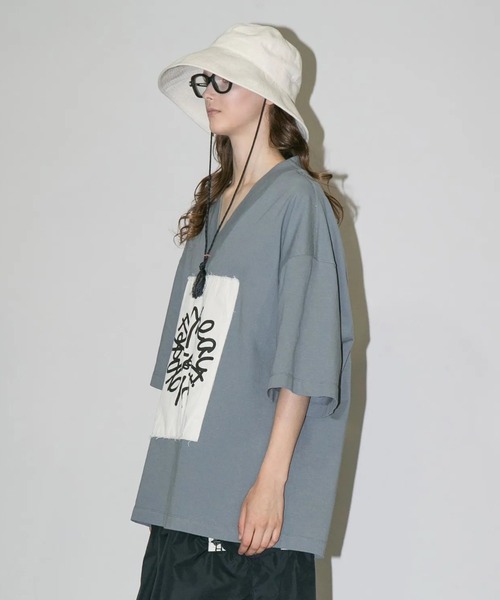 【my beautiful landlet】V-NECK BIG T-SHIRT my beautiful landlet（マイビューティフルランドレット） tシャツ USA