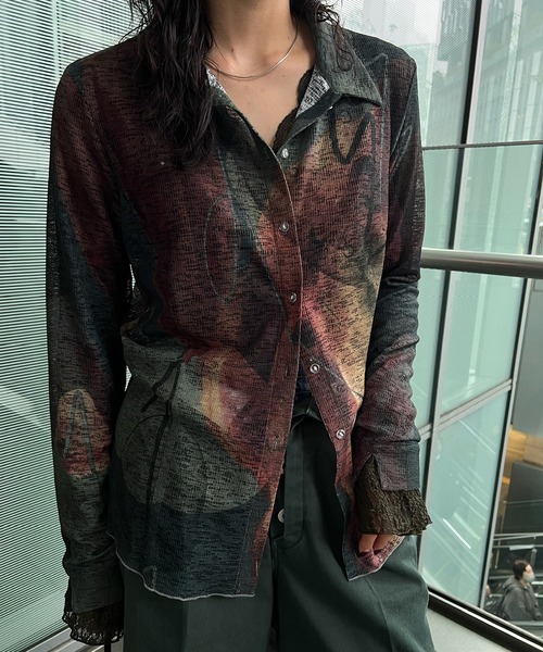 シャツ+ブラウス(長袖+七分) Ameri VINTAGE IMPRESSIVE TIE SHIRT Ameri VINTAGE（シャツ/ブラウス(長袖/七分)）のフリマアイテム一覧