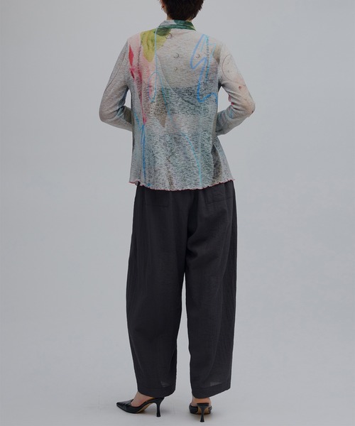 Ameri（アメリ） ブラウス シャツ GEL ART CUT SHIRT レディース