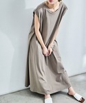 ワンピース 夏 半袖 フレンチスリーブ Tシャ...の詳細画像2