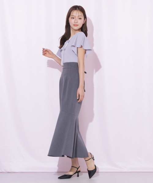 JILL STUART まとめ売り未使用 バックレースアップラッフルフリルマーメイドスカート