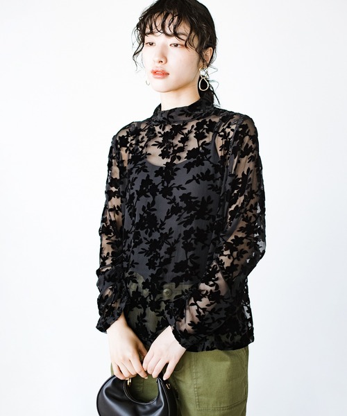 「haco!」 長袖カットソー SMALL ブルー レディース_画像5