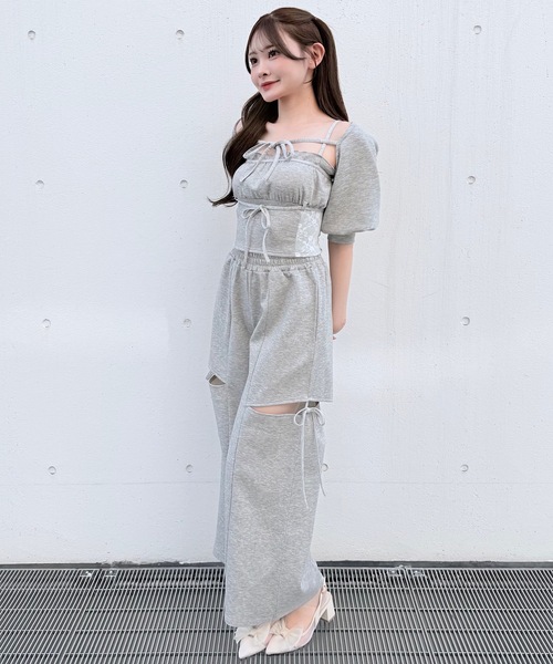 NOMAE（ノーマエ） ワイドパンツ スウェットパンツ ジャージ