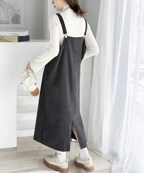 「classicalelf」 サロペットスカート X-LARGE ブラウン レディース_画像3