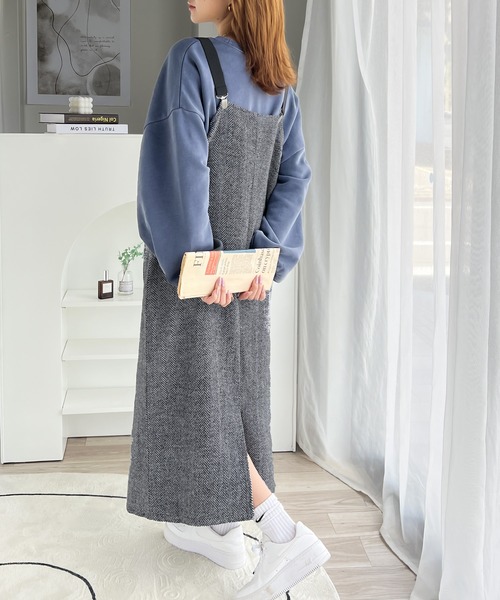 「classicalelf」 サロペットスカート X-LARGE ブラウン レディース_画像9
