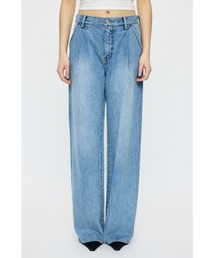 MOUSSY（マウジー） ワイドパンツ ジーンズ デニム デニムパンツ TUCK
