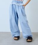 ワイドパンツ パンツ 「KIDS」レースレイヤ...の詳細画像5