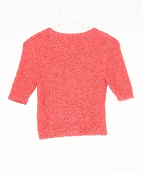 「NKNIT」 半袖ニット 0 オレンジ レディース_画像2