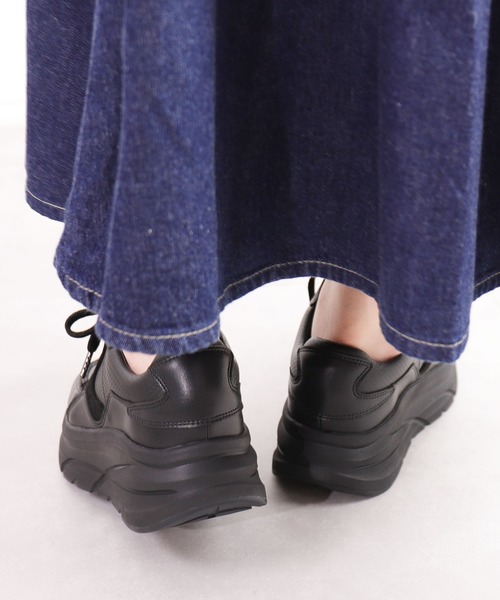 「+diana」 ローカットスニーカー 22.0cm ブラック レディース_画像8
