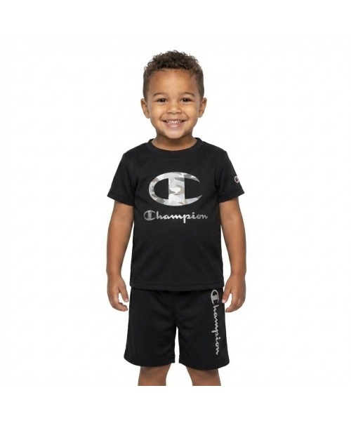 Champion（チャンピオン） ベビー服 ロンパース 半袖セットアップ