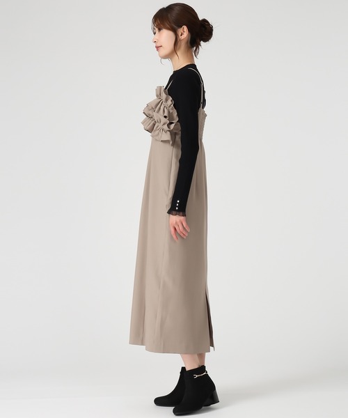 「MISCH MASCH」 キャミソールワンピース S グレー レディース_画像5