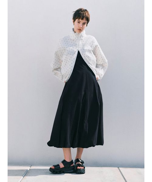 ロングワンピース Emmi バルーンワンピース emmi ワンピース コットン
