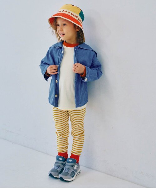 「p.premier」 「KIDS」長袖ブラウス 110 ブルー キッズ_画像9