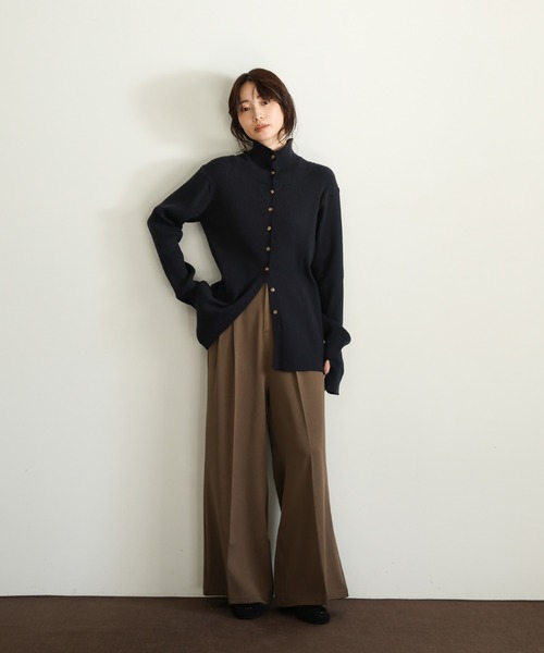 「select MOCA Et」 ニットカーディガン FREE ライトベージュ レディース_画像4