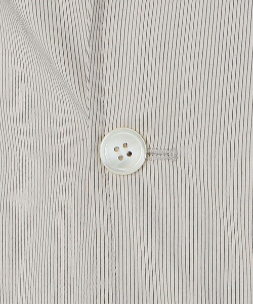 ジャケット テーラードジャケット コットンシルクシアサッカー ダブルブレステッド6Bジャケット GIANNETTI PIERO メンズの画像