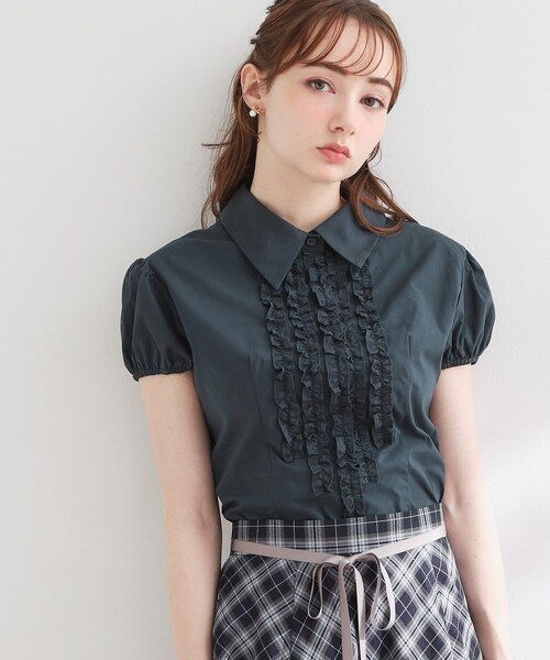 Couture Brooch（クチュール ブローチ） ブラウス シャツ 夏 半袖