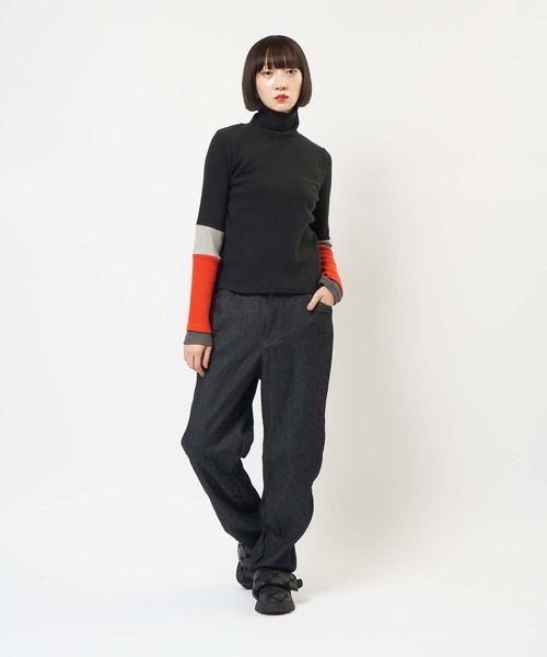 「gomme」 デニムパンツ MEDIUM インディゴブルー レディース_画像2