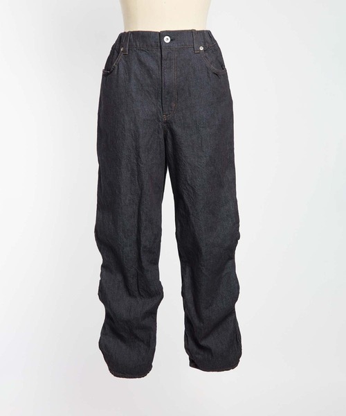 「gomme」 デニムパンツ MEDIUM インディゴブルー レディース_画像9