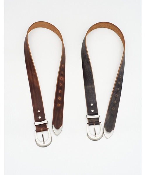 ベルト 4C DISTRESSED LEATHER BELT メンズ | NVRFRGT | 03