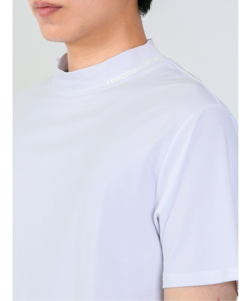 「renoma HOMME」 半袖Tシャツ LARGE ブラック メンズ_画像7