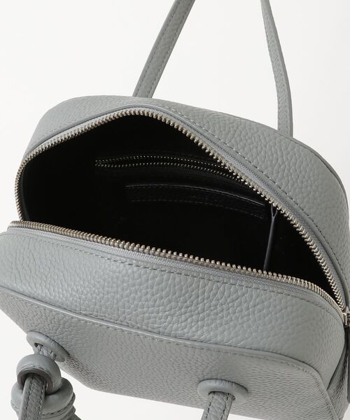 VASIC BOND ハンドバッグ ショルダーバッグ 肩掛け レザー グレー VASIC BOND ハンドバッグ ショルダーバッグ 肩掛け レザー グレー