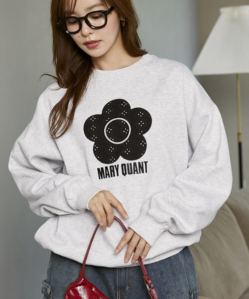 MARY QUANT（マリークヮント） トレーナー スウェット 裏起毛 マリー 
