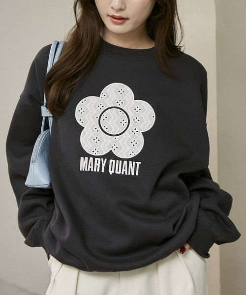 MARY QUANT（マリークヮント） トレーナー スウェット 裏起毛 マリー 