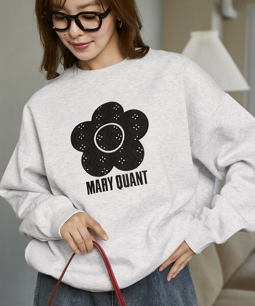 MARY QUANT（マリークヮント） トレーナー スウェット 裏起毛 マリー 