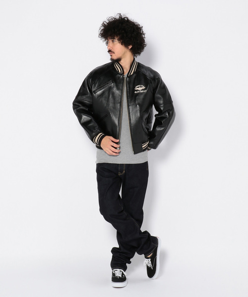 ジャケット スタジャン avirex/アヴィレックス/メンズ/VARSITY JACKET/ヴァーシティー　ジャケット avirex/アヴィレックス/メンズ/VARSITY